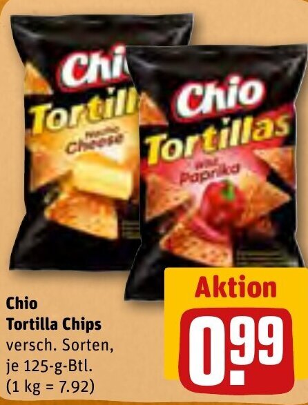 Chio Tortilla Chips 125g Angebot Bei REWE