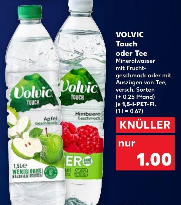 Volvic Touch Oder Tee L Pet Fl Angebot Bei Kaufland