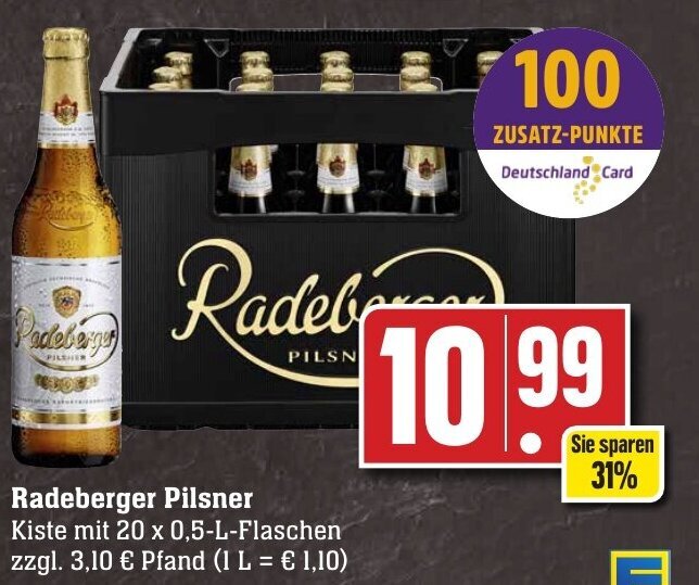 Radeberger Pilsner 20x0 5L Flaschen Angebot Bei Edeka Neukauf