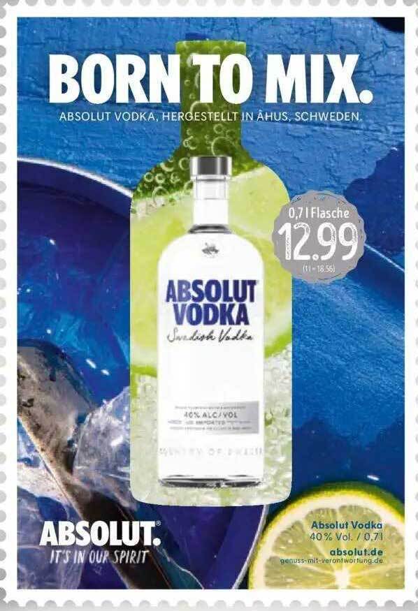 Absolut Vodka Angebot Bei Edeka Struve