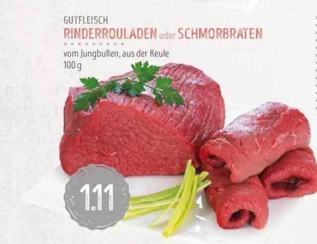 Gutfleisch Rinderrouladen Oder Schmorbraten Angebot Bei Edeka Struve