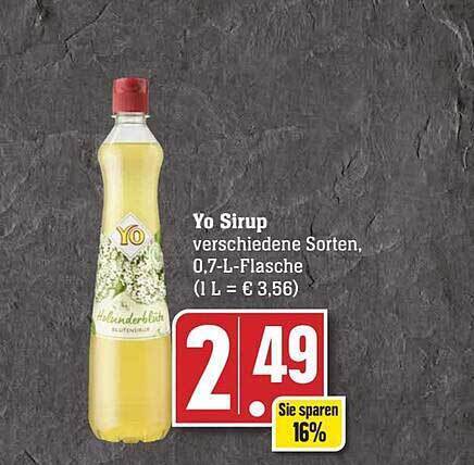 Yo Sirup Angebot Bei Edeka