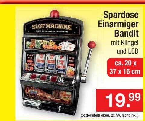 Slot Machine Spardose Einarmiger Bandit Angebot Bei Zimmermann