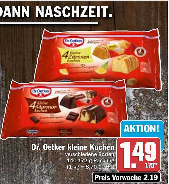 Dr Oetker Kleine Kuchen Angebot Bei AEZ