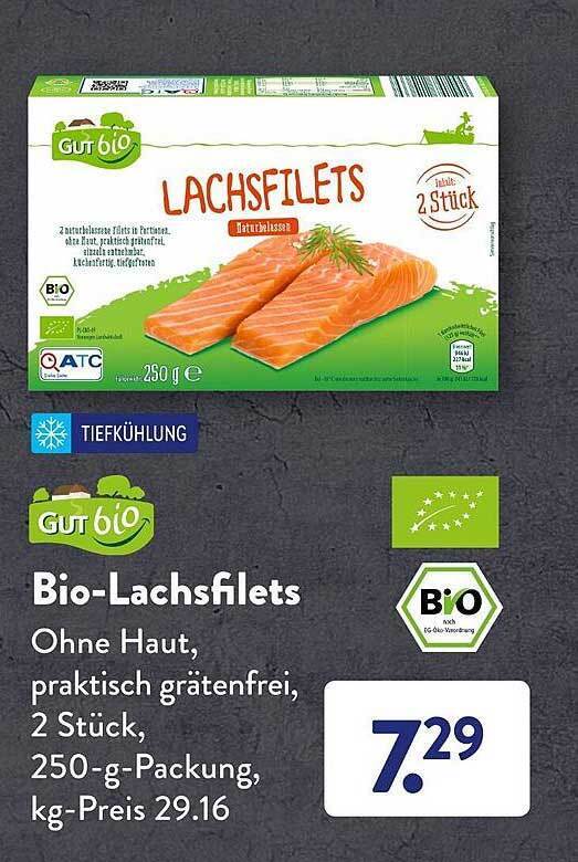 Gut bio bio lachsfilets Angebot bei Aldi Süd