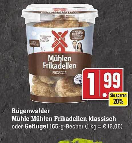 R Genwalder M Hle M Hlen Frikadellen Klassisch Angebot Bei Edeka