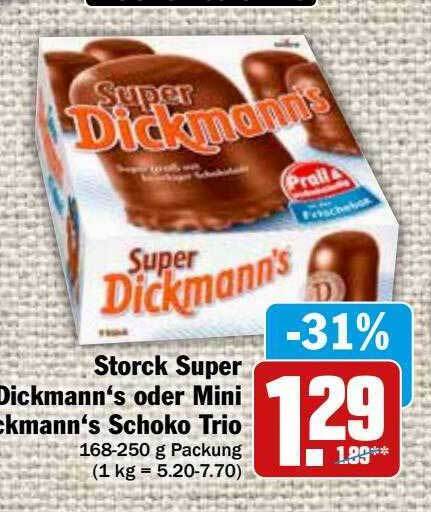 Storck Super Dickmann S Oder Mini Dickmann S Schoko Trio Angebot Bei Hit