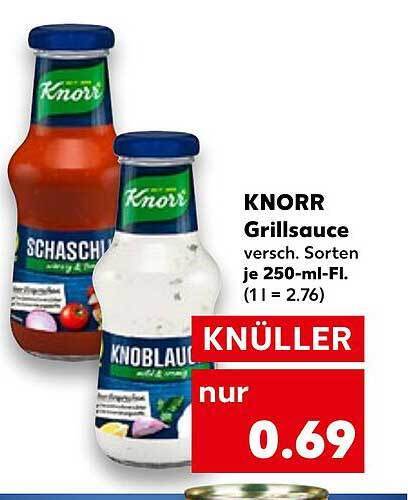 Knorr Grillsauce Angebot Bei Kaufland