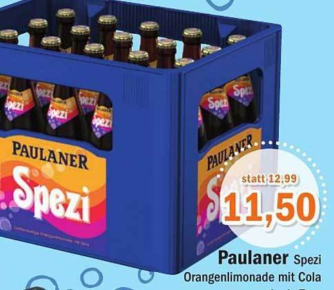 Paulaner Spezi Orangelimonade Mit Cola Angebot Bei Aktiv Irma