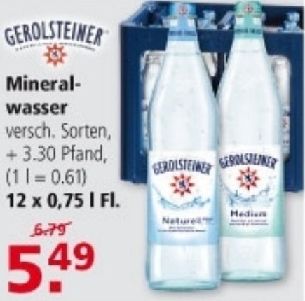 Gerolsteiner Mineralwasser X L Fl Angebot Bei Multi Markt