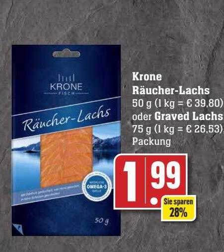 Krone R Ucher Lachs Oder Graved Lachs Angebot Bei Scheck In Center