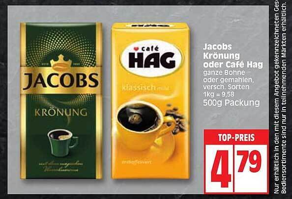 Jacobs Kr Nung Oder Caf Hag Angebot Bei Edeka