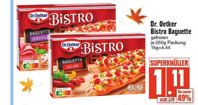 Dr Oetker Bistro Baguette Angebot Bei Edeka