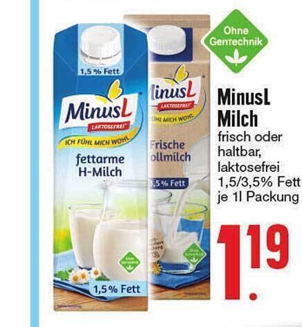 Minusl Milch Angebot Bei Edeka