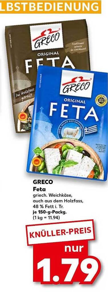 Greco Feta Angebot Bei Kaufland