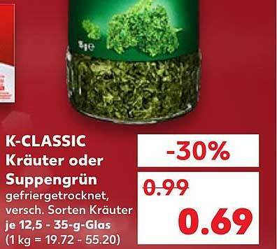 K classic kräuter oder suppengrün Angebot bei Kaufland