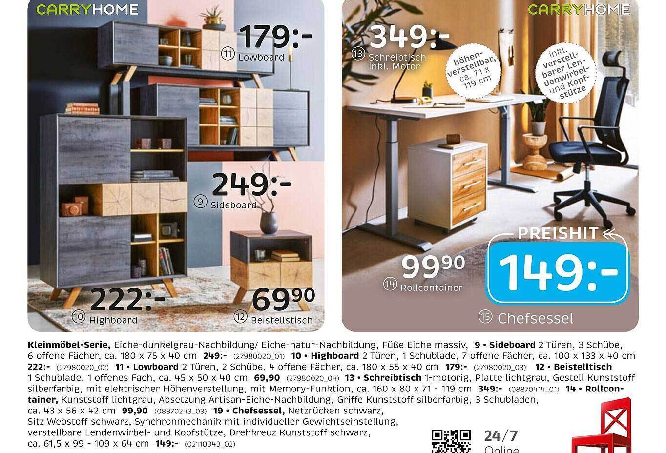 Carryhome Highboard Beistelltisch Angebot Bei XXXLutz