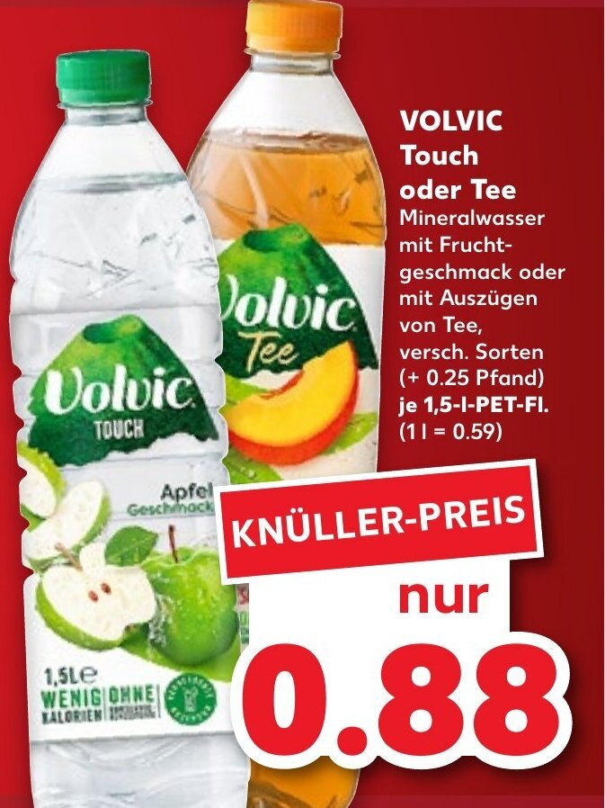 Volvic Touch Oder Tee 1 5 L PET Fl Angebot Bei Kaufland