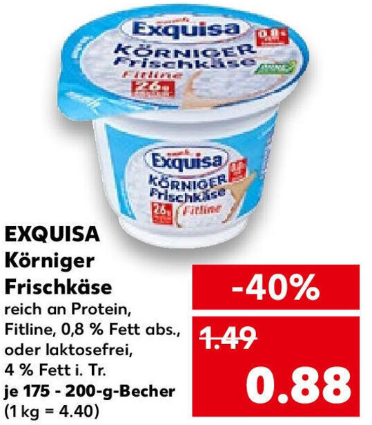 Exquisa K Rniger Frischk Se G Becher Angebot Bei Kaufland