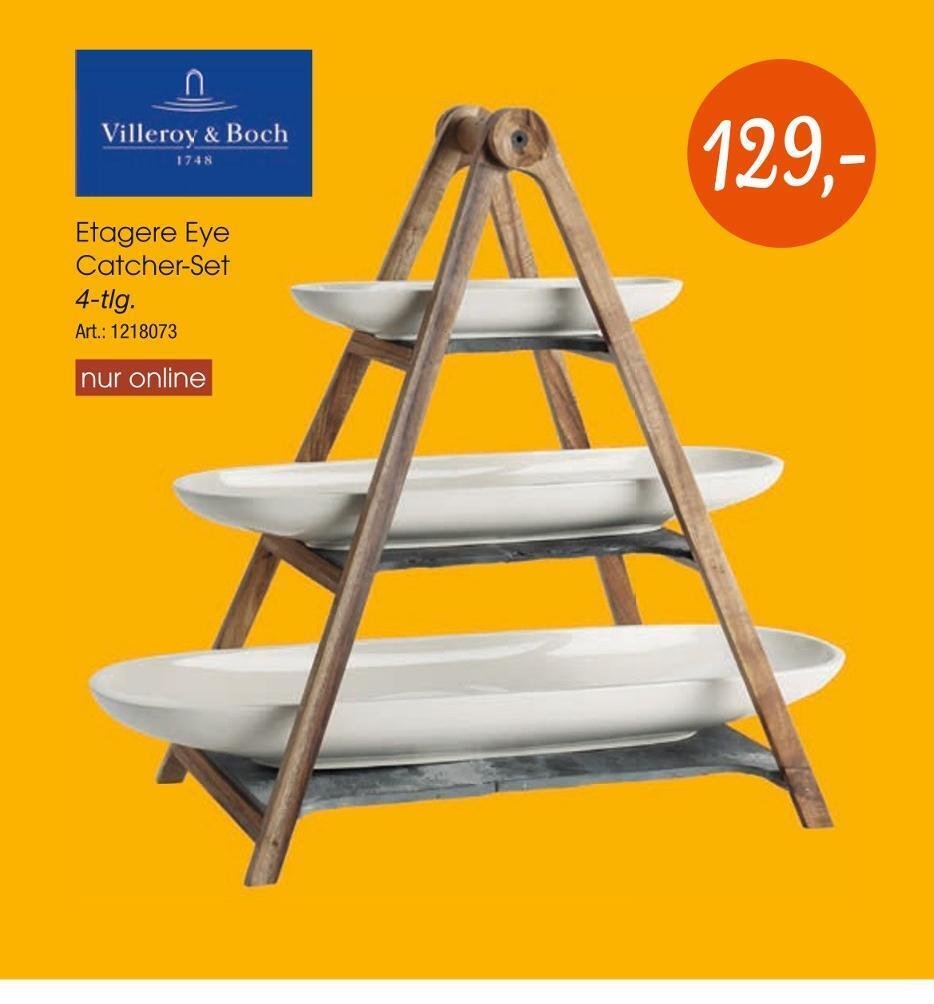 Villeroy boch etagere eye catcher set Angebot bei Zurbrüggen