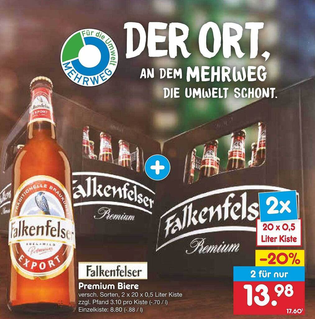 Falkenfelser Premium Biere Angebot Bei Netto Marken Discount