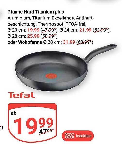 Pfanne Hard Titanium Plus Tefal Angebot Bei Globus