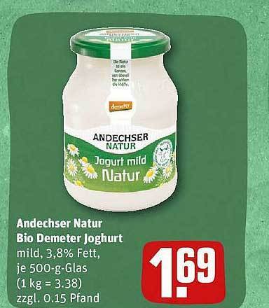 Andechser Natur Bio Demeter Joghurt Angebot Bei REWE