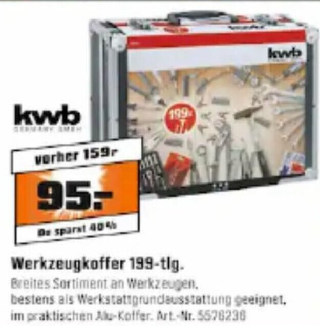 Kwb Werkzeugkoffer Tlg Angebot Bei Obi