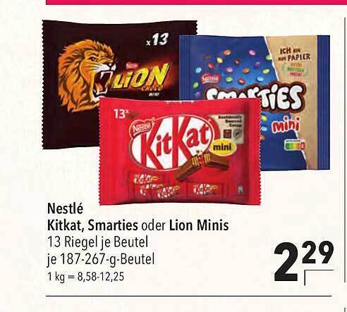 Nestl Kitkat Smarties Oder Lion Minis Angebot Bei Citti Markt