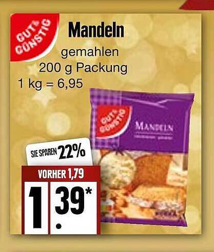 Gut günstig mandeln Angebot bei Edeka