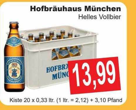 Hofbr Uhaus M Nchen Helles Vollbier Angebot Bei Getr Nke G Bel