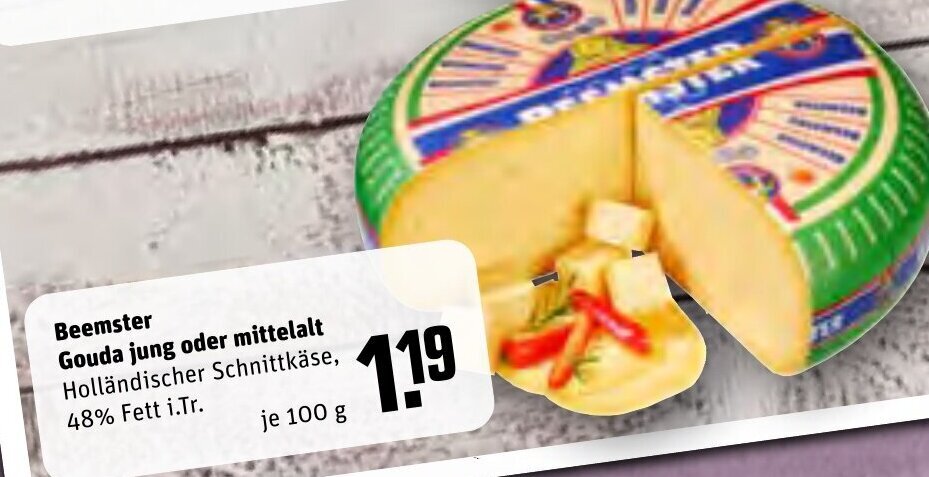 Beemster Gouda Jung Oder Mittelalt G Angebot Bei Rewe