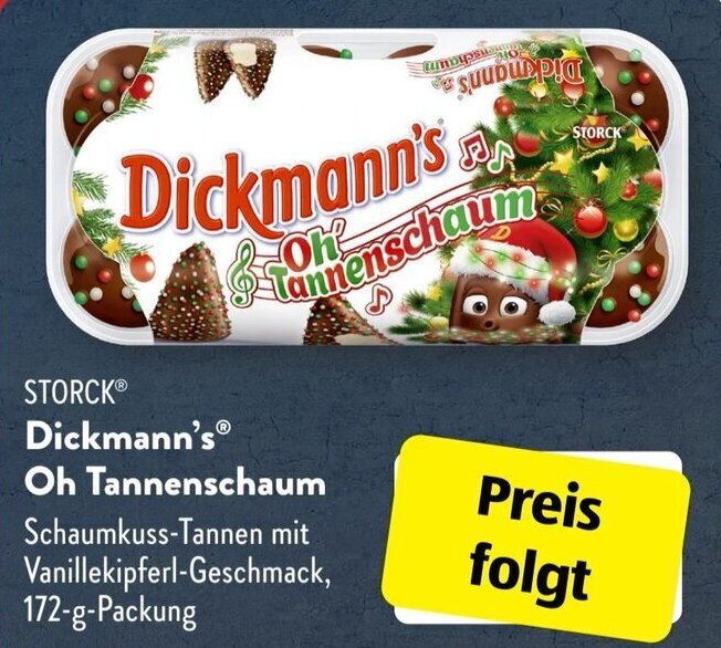 Storck Dickmann s Oh Tannenschaum 172 g Packung Angebot bei Aldi Süd