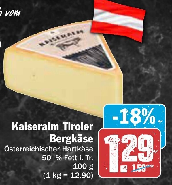 Kaiseralm Tiroler Bergk Se G Angebot Bei Aez