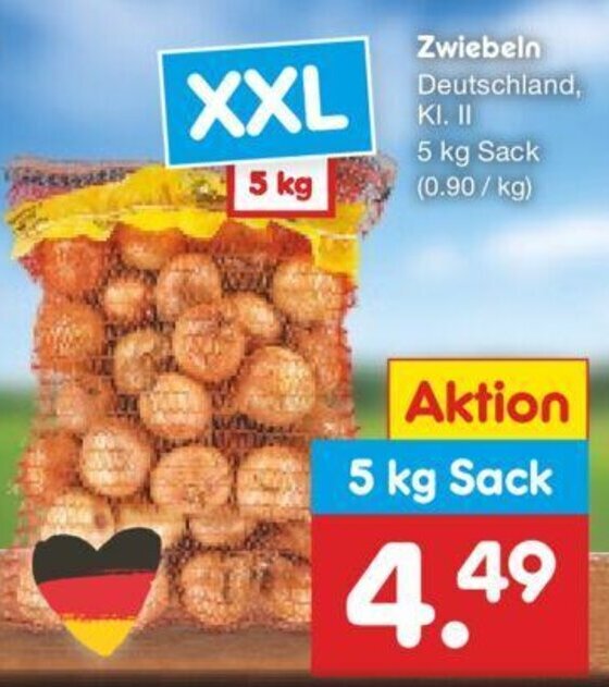 Zwiebeln Kg Sack Angebot Bei Netto Getr Nke Discount