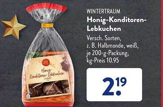 Wintertraum honig konditoren lebkuchen Angebot bei Aldi Süd