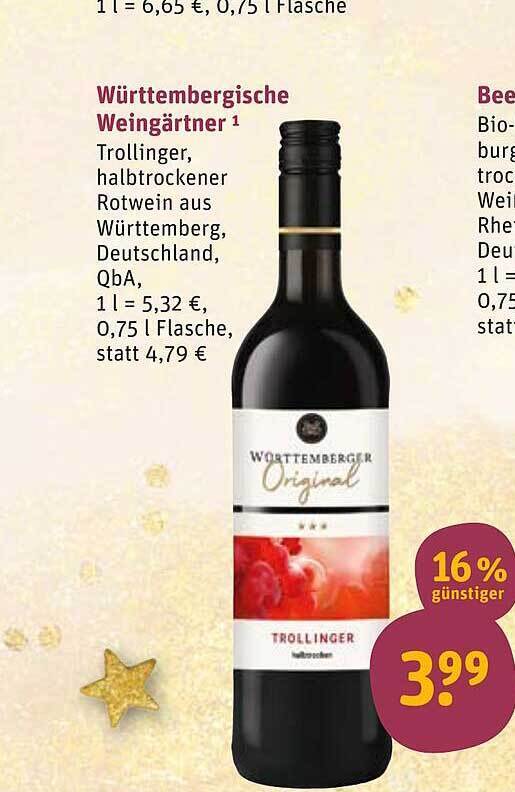 Württemberger weingärtner Angebot bei tegut