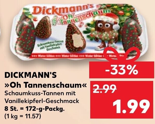 Dickmann S Oh Tannenschaum G Packg Angebot Bei Kaufland