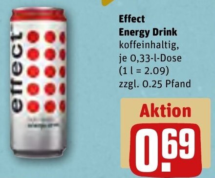 Effect Energy Drink L Dose Angebot Bei Rewe