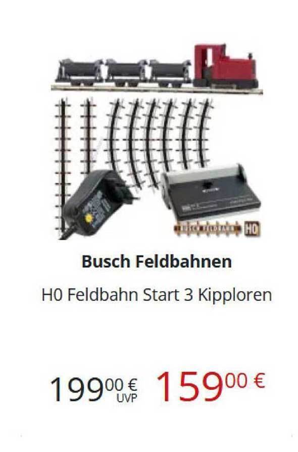 Busch Feldbahnen H Ferldbahn Start Kipploren Angebot Bei Vedes