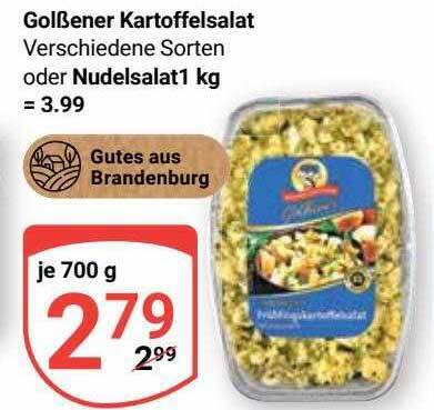 Gol Ener Kartoffelsalat Oder Nudelsalat Kg Angebot Bei Globus