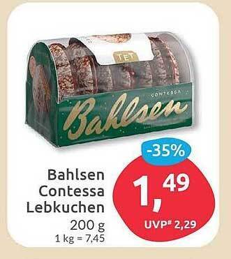 Bahlsen Contessa Lebkuchen Angebot Bei Budni