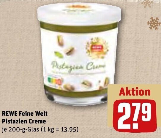 Rewe Feine Welt Pistazien Creme G Glas Angebot Bei Rewe