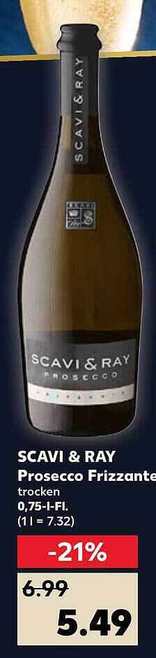 Scavi Ray Prosecco Frizzante Angebot Bei Kaufland