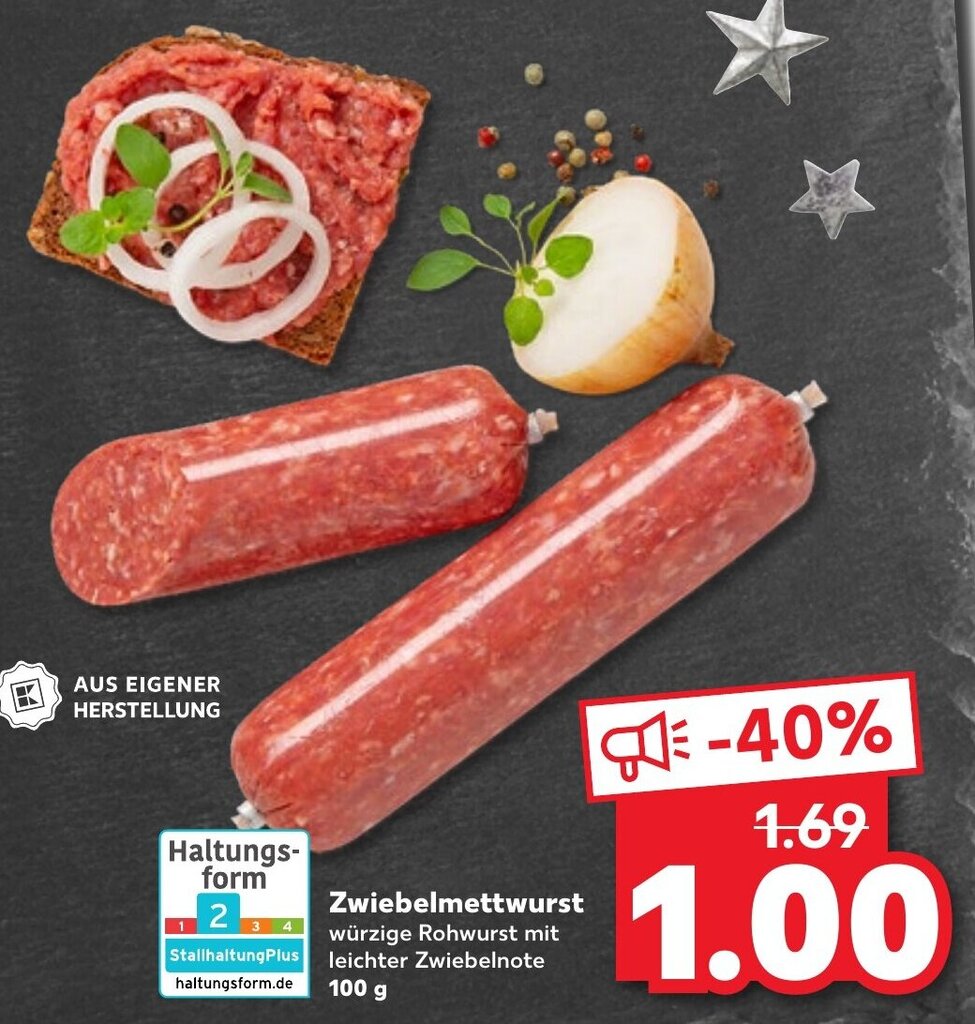 Zwiebelmettwurst G Angebot Bei Kaufland