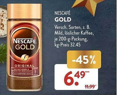 Nescaf Gold Angebot Bei Aldi S D