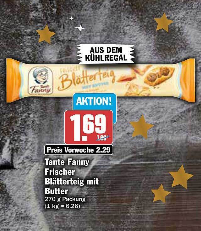 Tante fanny frischer blätterteig mit butter Angebot bei AEZ