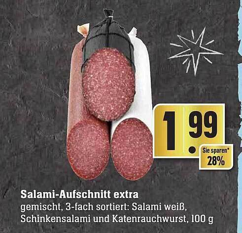 Salami Aufschnitt Extra Angebot Bei Edeka