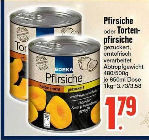 Pfirsiche Oder Tortenpfirsiche Edeka Angebot Bei Edeka