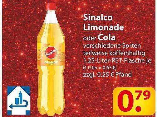 Sinalco Limonade Oder Cola Angebot Bei Famila Nord Ost